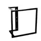 Kermi Handtuchbügel quadratisch, tiefschwarz, 240x240mm